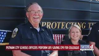 Putnam City Schools officers perform life-saving CPR for colleagues