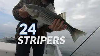 Stripers on the Fly and Light Tackle in Block Island Sound
