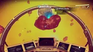 No Man's Sky - Space Flight to Ugkalhata Muda Planet, Mine Thamium 9 Asteroids for Pulse Engine Fuel