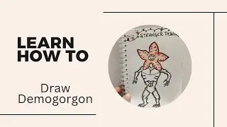 How to draw Demogorgon easy? ☠️👀 #strangerthings #strangerthings5 #demogorgon