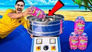 Making Cotton Candy Using Center Fruit Will Center Fruit Chewing Gum Make Hair