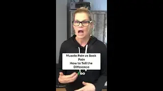 Muscle Pain vs Back Pain  How to Tell the Difference #shorts