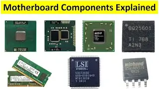 Laptop motherboard major components names, circuit diagram & functions explained | CPU, GMCH, ICH