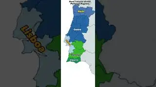 How I would divide Portuguese Regions #fyp #mapping #portugal