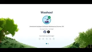 Omnistudio Developer Certification Maintenance (Summer &rsquo;25) In Trailhead Salesforce