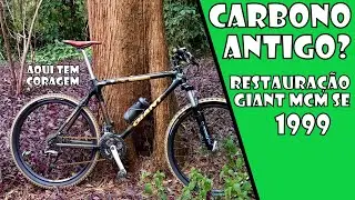Comprei uma bike de carbono dos anos 90!