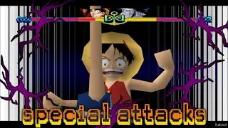 FROM TV ANIMATION - ONE PIECE GRAND BATTLE! (PS1) | ALL SPECIAL ATTACKS!