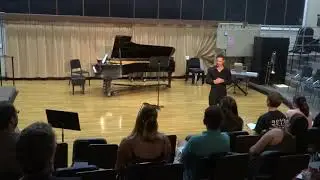 Recital - Skyler MacKinnon:  Opening by Dr. Rewoldt  (Part 0/7)