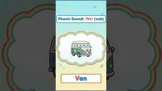V for Van, Vase 🚐🏺 | ABC Phonics