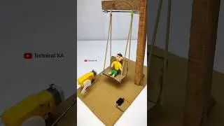 Automatic Electric Swing &bull; Dc Motor | #dcmotor #youtubeshorts #dcmotorproject #swing