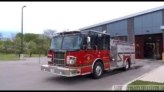 Clarington,ON Fire Services - Pumper 1-22 responding