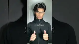 Thumb pulling for sharp jawline #jawlinemethod #thumbpulling
