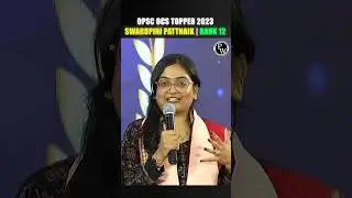 Swarupini Pattnaik । Rank 12 | It Happened to You like 3 Idiots | OPSC OCS TOPPER 2023 #shortsbeta