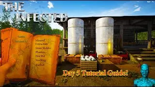 Day 5 Mineral Extractors, Planters, and more | The Infected Gameplay