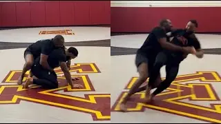Jon Jones Almost Destroys Gable Steveson But Levels Exist