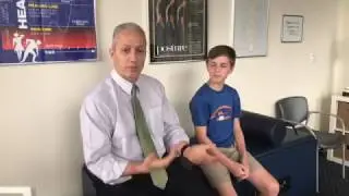 Dr. Cordova Demonstrates A Pediatric Adjustment - Kids and Chiropractic
