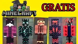 LAS MEJORES SKINS GRATUITAS para MINECRAFT BEDROCK 2024 1.21