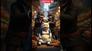 Pregnant White Cat&rsquo;s Painful Struggle 🥹💔  | Heart Touching Story #shorts #cat #emotional