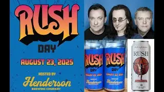 RUSH &ndash; Limited Edition Signature &ldquo;Rush Day 2025&rdquo; Extra Pale Ale  - merch and tickets Rush Day!