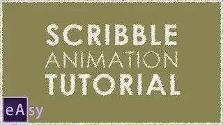 Scribble animation | Easy After Effects Tutorial