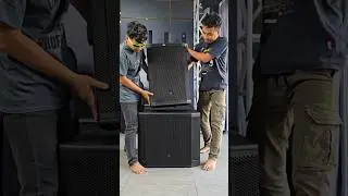 Powerful Sound Setup! JBL SRX800 Series Passive PA Loudspeakers #asmr #unboxing #jbl #shorts