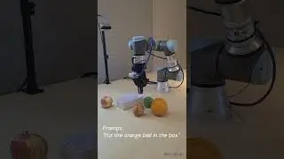 Our AI-powered robot manipulates objects it has never seen before, solely from voice commands.