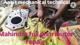 How to repair distributor in mahindra tractor 265/275/475/575/585 All sarpanch and bhumiputra model 