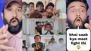 Suniel Shetty Best Action Fight Scene | Pakistani Reaction |