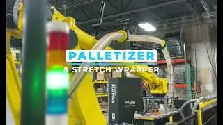 Seamless End-of-Line Automation: Palletizing & Wrapping