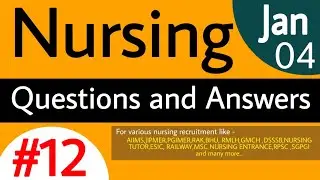Nursing Questions and Answers combined Aiims 2020