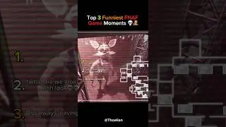 Top 3 Funniest FNAF Game Moments 🧸💀 Foxy didn&rsquo;t want to play 💀😭