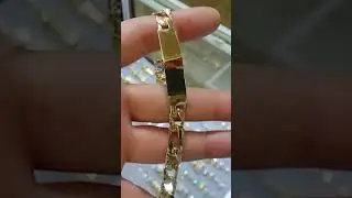 14k gold ID bracelet. contact us on Instagram &lrm;@p_town_jewelry&nbsp; for any questions