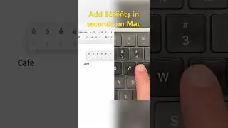Ввод букв с диакритическими знаками на Mac ⌨️ #MacShortcuts #AccentedLetters
