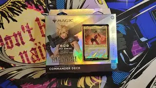Magic: The Gathering X Final Fantasy Collector's Edition Commander Deck Limit Break Box Opening