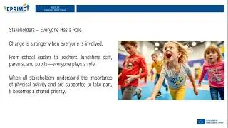 2a EPRIME Module Engagement  Bigger Picture Creating Active Schools