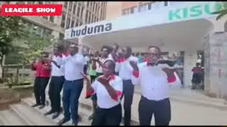 The dancing chief at Huduma centre Kisumu