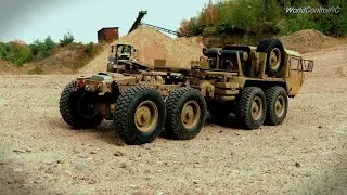HG P802 RC Oshkosh HEMTT 8x8 in der Sandgrube 🔥🚧🔥