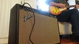 VINTAGE '65 DELUXE REVERB Vibrato vs. Normal Channel | 1965 Fender Deluxe Reverb | No Pedals