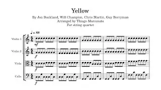 YELLOW (Coldplay) | String quartet