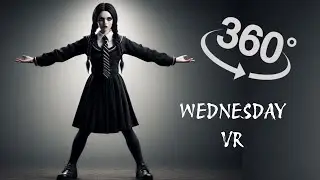 Wednesday Addams 360&deg;  Dance - Spot Dad in VR | VR/360&deg; Experience