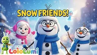 Snow Friends Sing-Along | Fun Snowman Song for Kids | Animated Winter Story