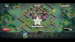 How to beat 2017 builder base challenge:Clash of clans.