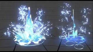 【unity vfx pack】stylize water explosion