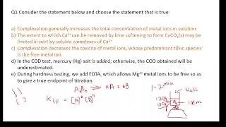 Environmental chemistry doubt solving session week 8 2025