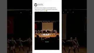 Mikrofonu bozuk sanan &ouml;ğretmenin, &ouml;ğrencilerinin sahneye &ccedil;ıkması ve muhteşem performansları 😎