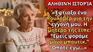 Έφτιαξα πουλόβερ για την εγγονή μου. Η μαμά της: «Φοράμε μόνο boutique». Οπότε εγώ…