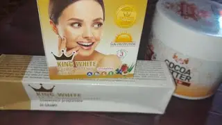 king white  extra whitening  cream