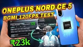 Oneplus nord CE5 BGMI Test ⚡ 90 FPS Gaming Beast Best Gaming Phone Under ₹23k   Bgmi Test