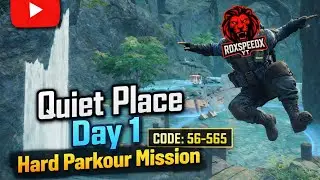 Bgmi wow Parkour map code 56565 | Quiet place day 1 | #bgmi #pubg #pubgmobile
