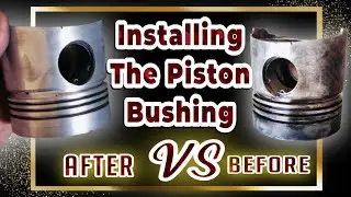 How to install the piston bushing | Fitting the piston ring | Gudgeon pin